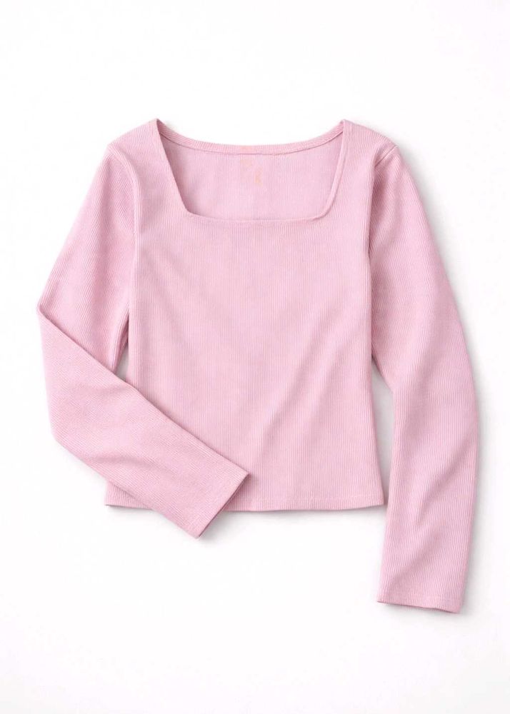 Pink Long Sleeve Top