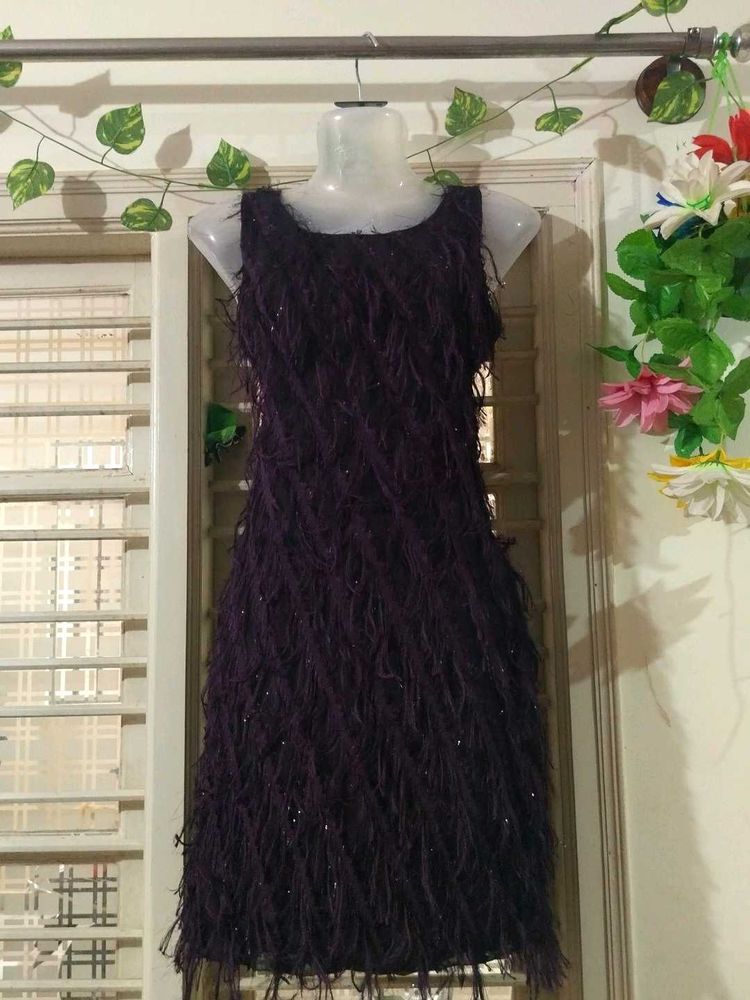 Feathered Party Dress