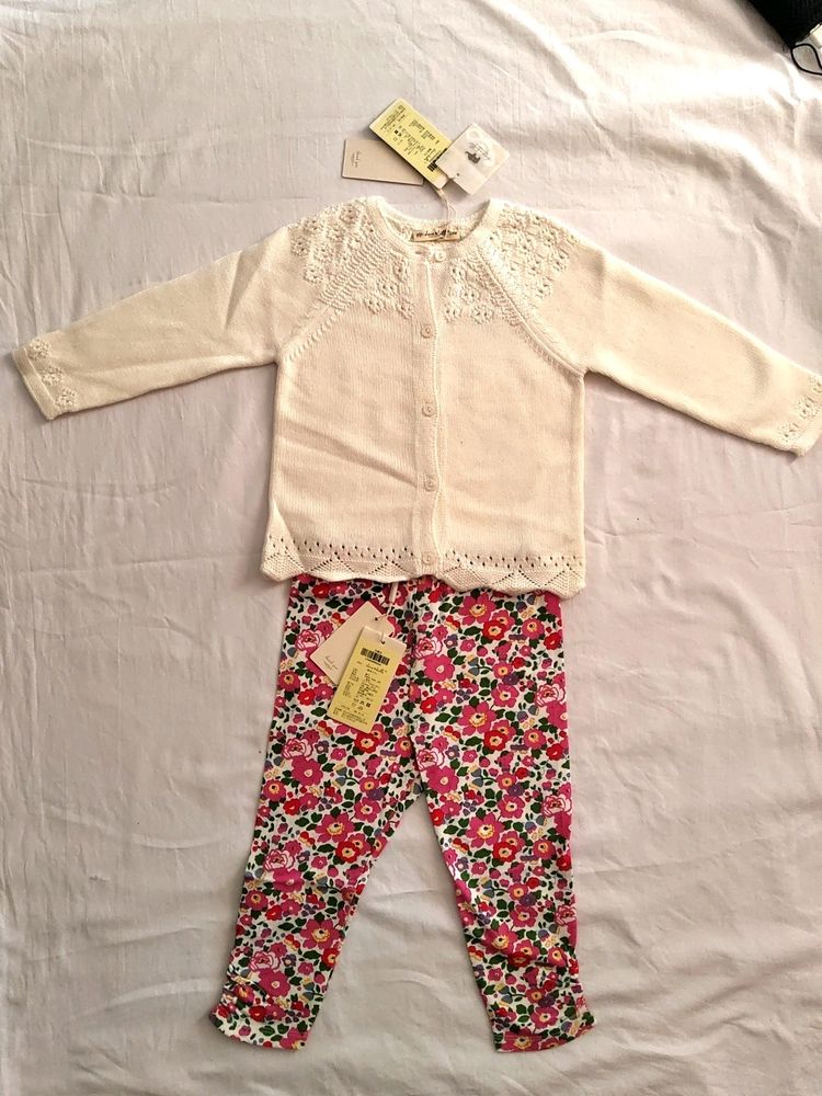 Dave &amp; Bella Baby Girl Top And Bottom Set