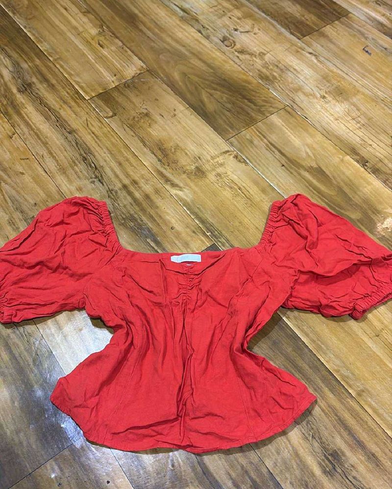 H&amp;M Bright Orange Top