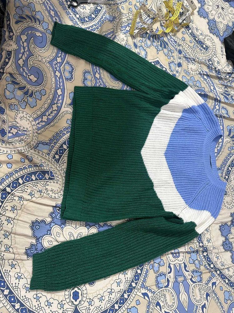 Colorful Knit Sweater