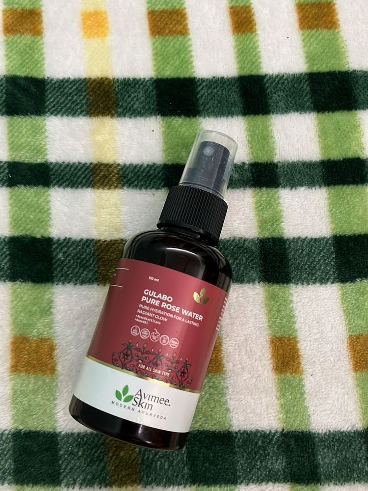 rose water facial toner