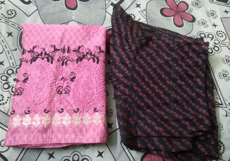 Pink &amp; Black Dress