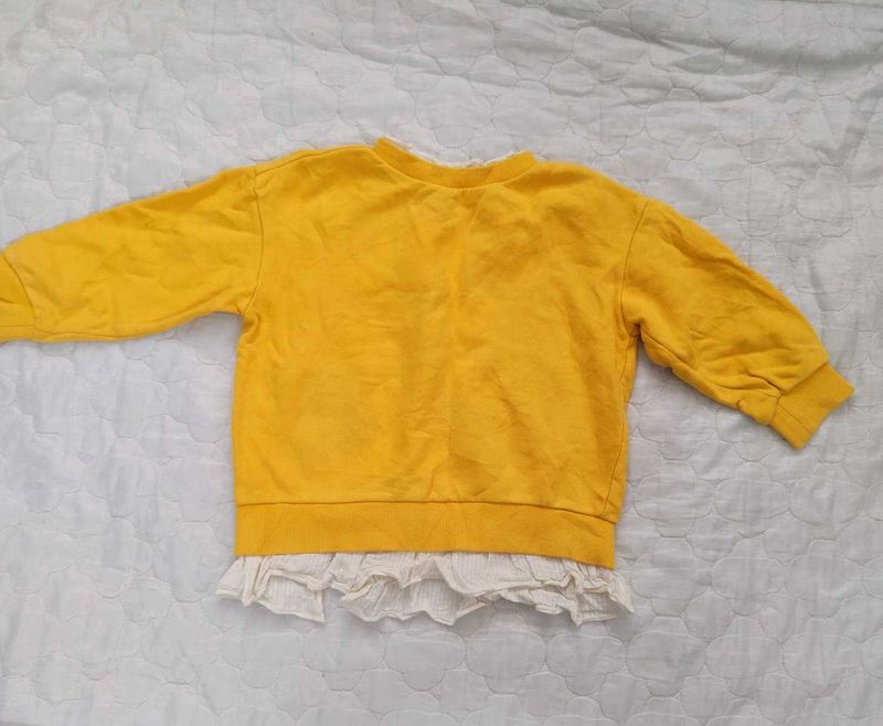 Cute Yellow Sweatshirt