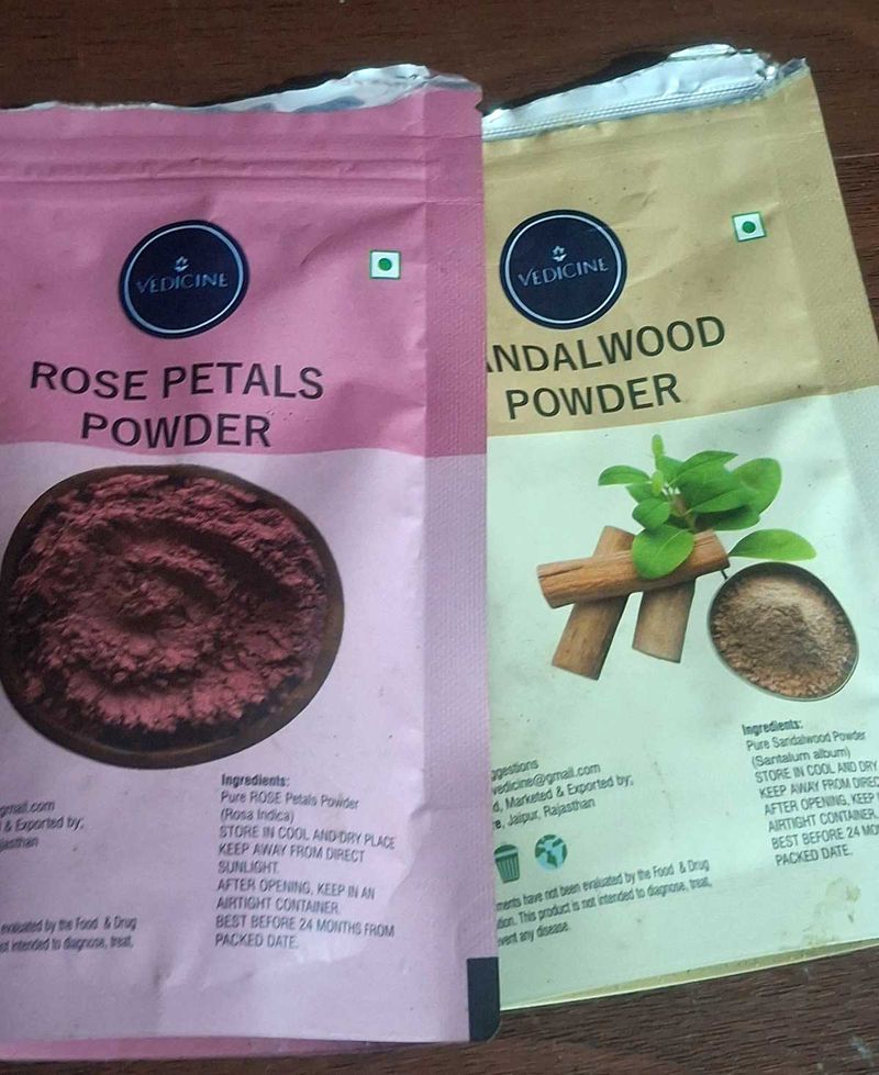 Vedicine Rose &amp; Sandalwood Powder