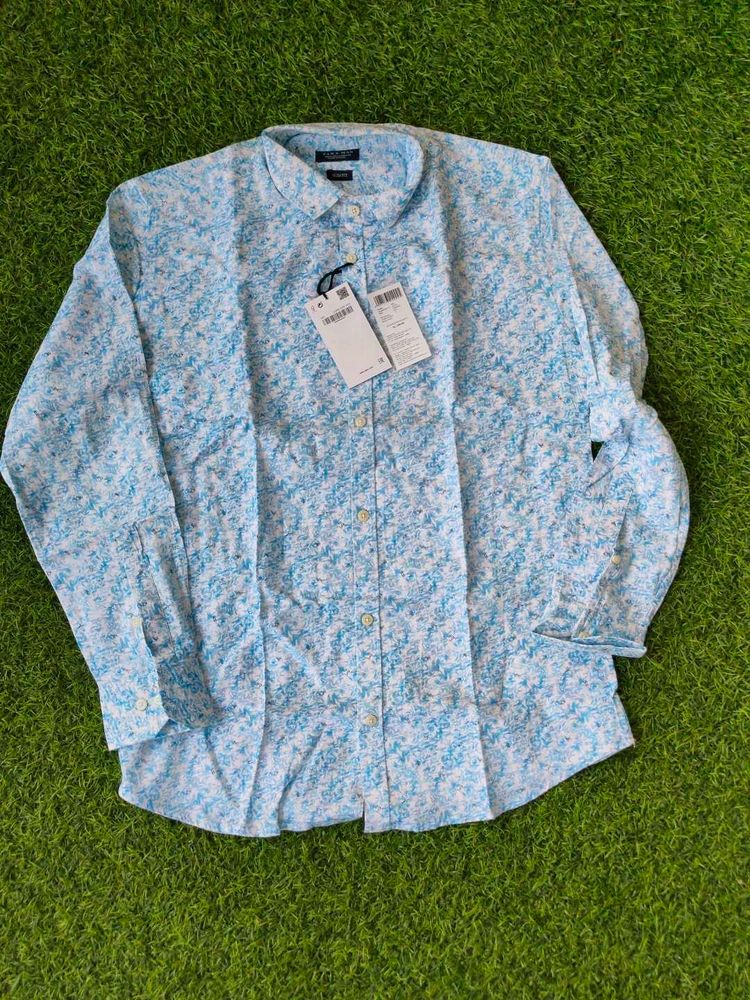 Zara Man Co Floral Print Shirt
