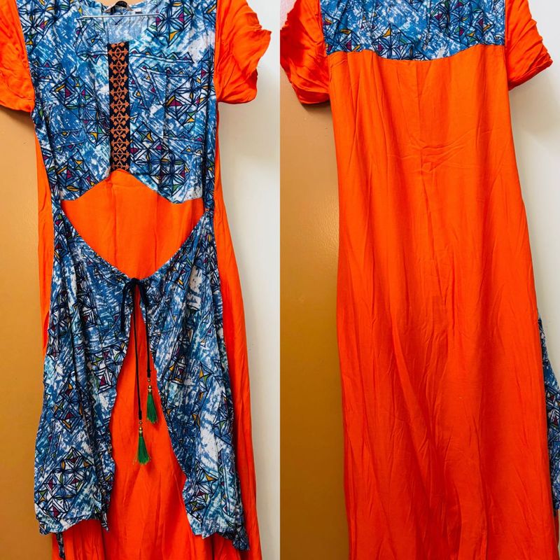 Orange Kurta
