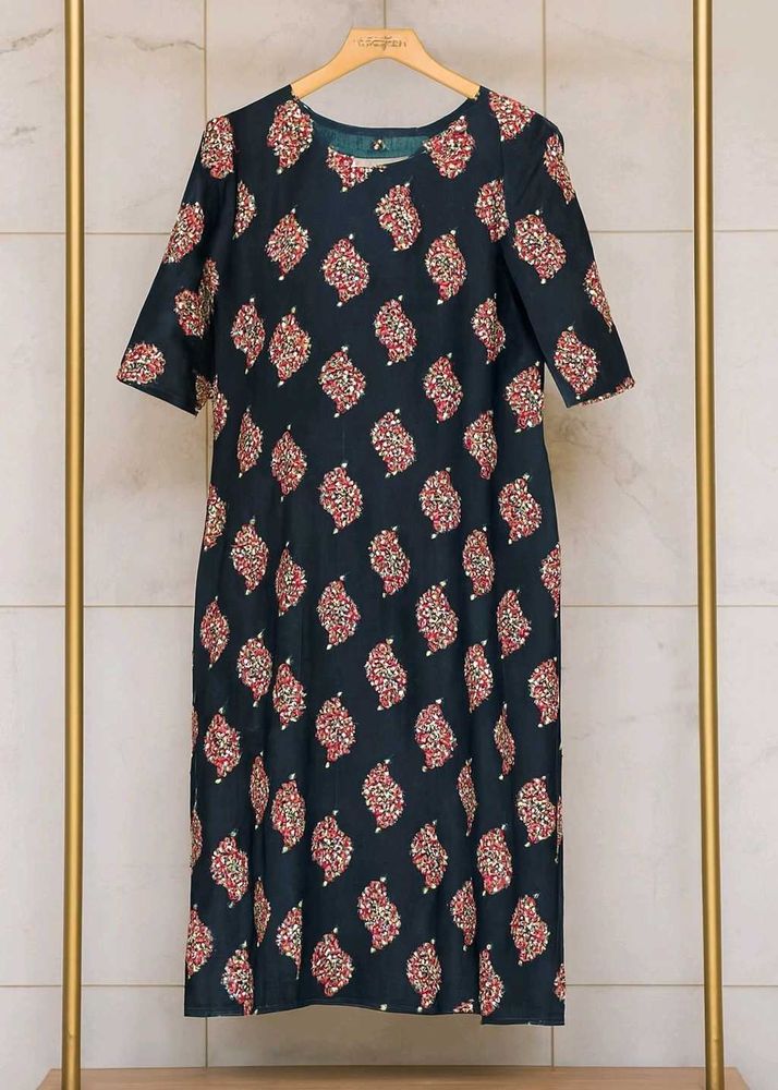 Printed Midi Dress