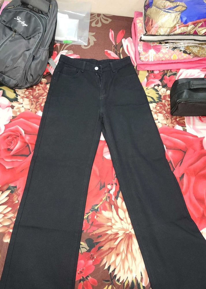 Black Wide Leg Jeans
