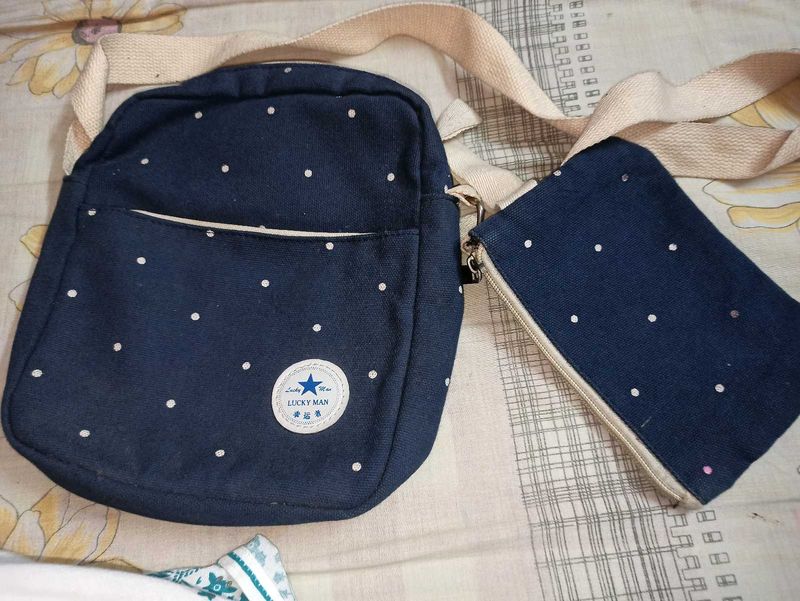 Stylish Crossbody Bag &amp; Pouch Set