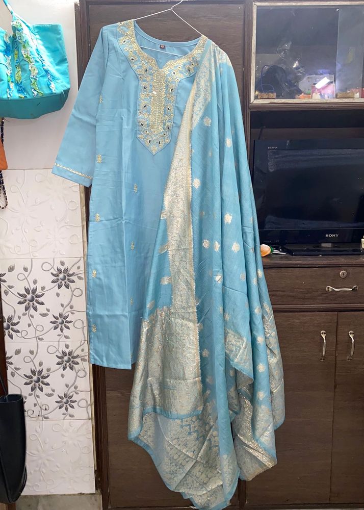 Pretty Blue Suit Set