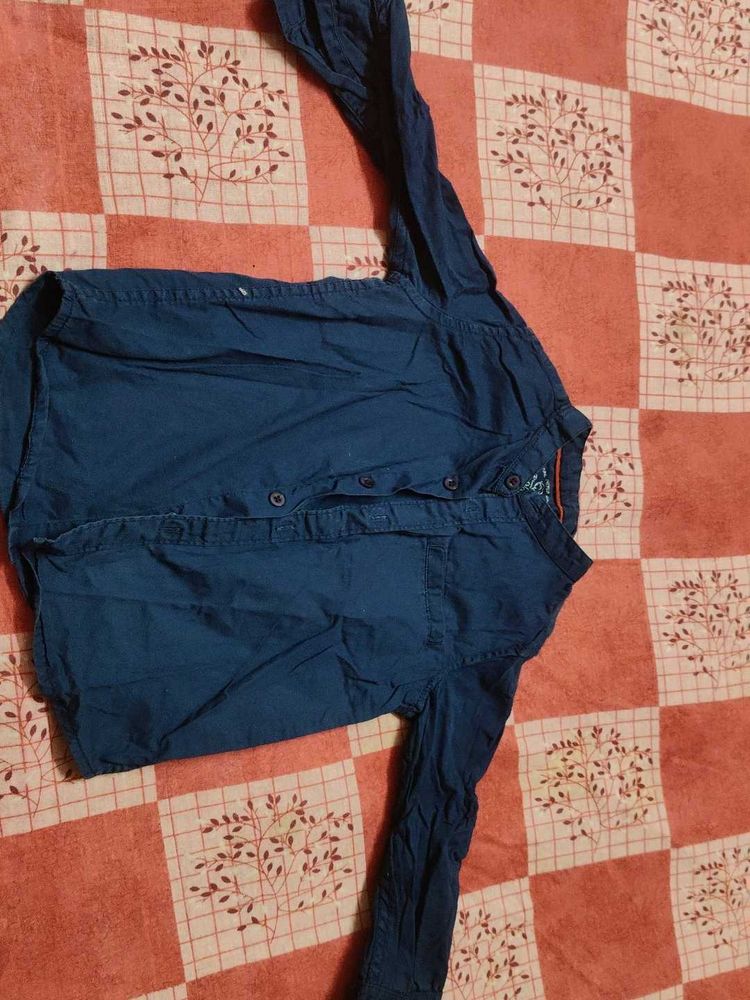 Navy blue shirt