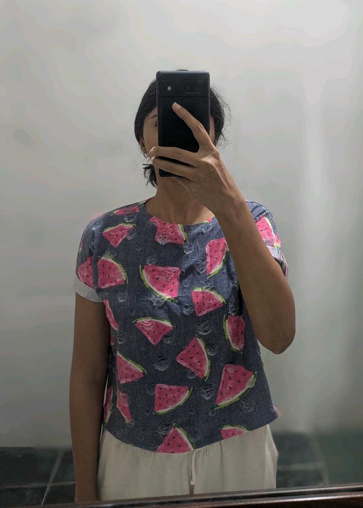 Watermelon Print Tee