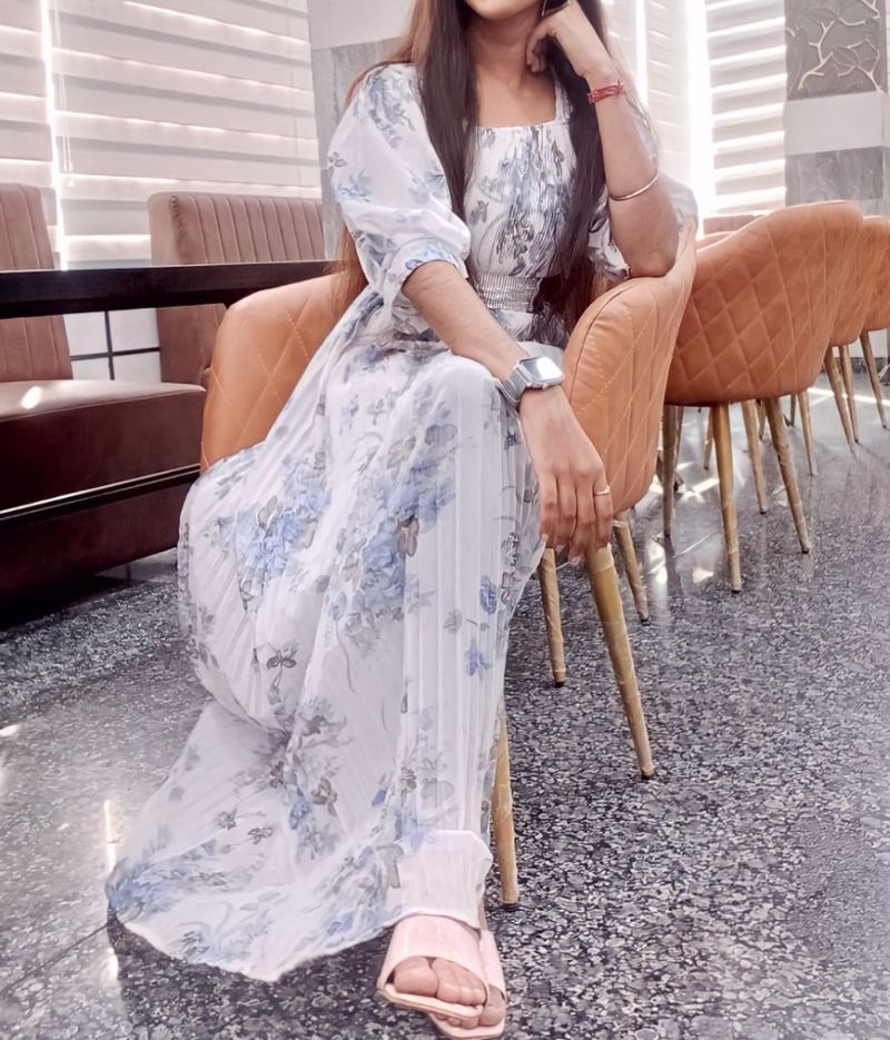 Floral Print Maxi Dress