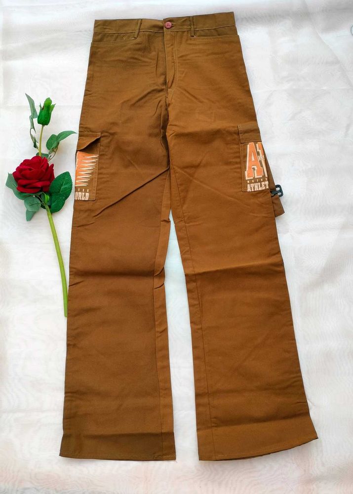 🤎 Brown Straight Cargo Jeans 🤎