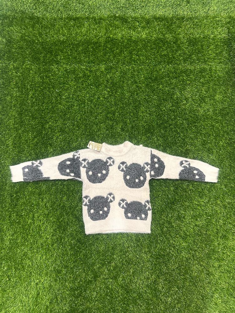 Cute Bear Print Sweater