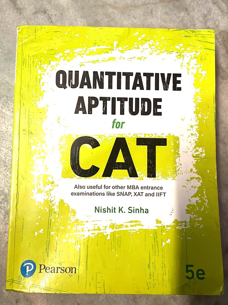 Quantitative Aptitude CAT Nishit K Sinha
