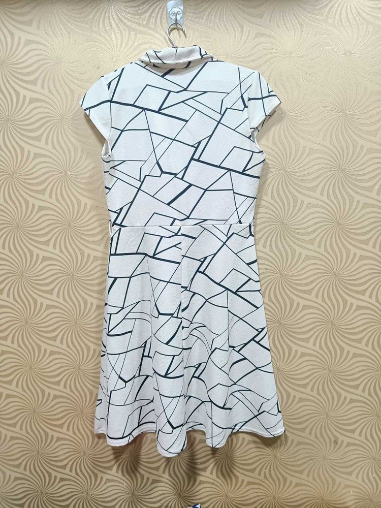 Geometric Print Dress