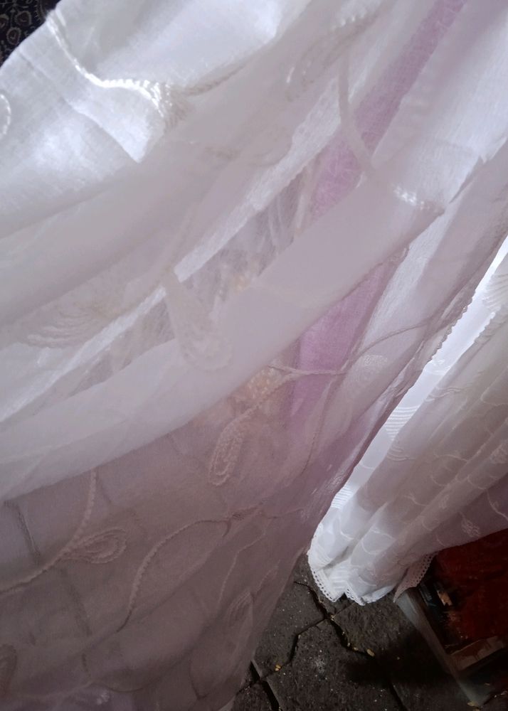 White Embroidered Dupatta
