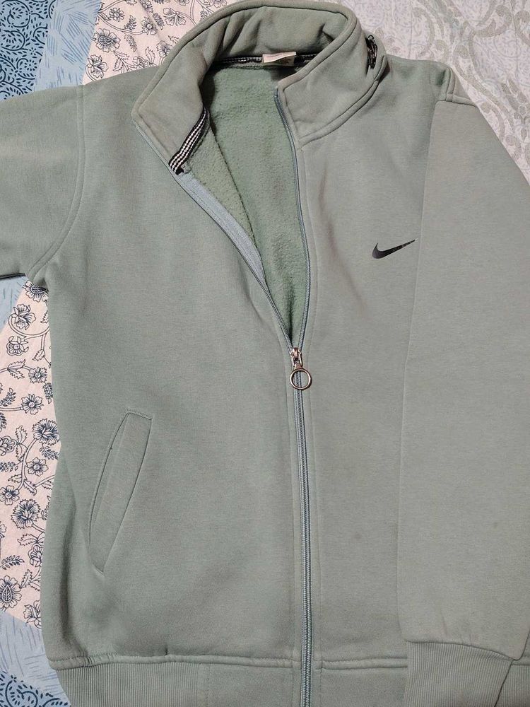 Nike Green Zip-Up Jacket
