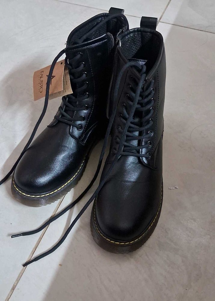 Black Fausto Boots