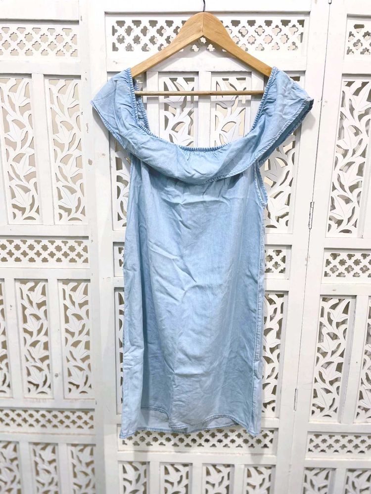 H&amp;M Soft Denim Dress C