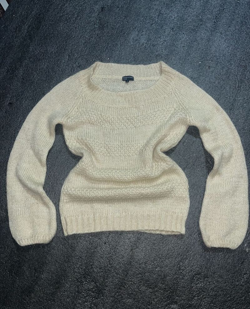 Cream Knit Sweater