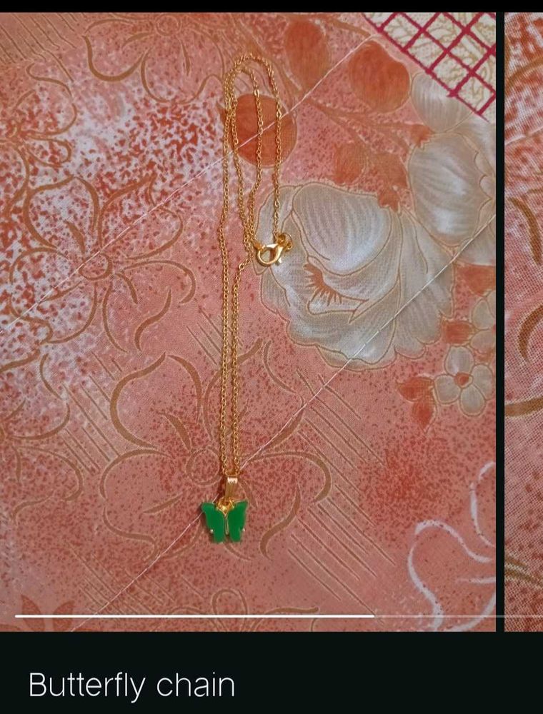 Butterfly Pendant Necklace
