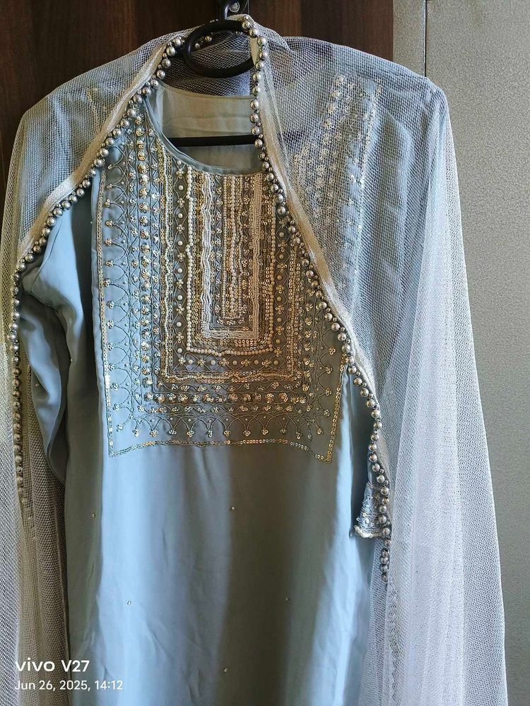 Handwork Kurta Palazzo Set