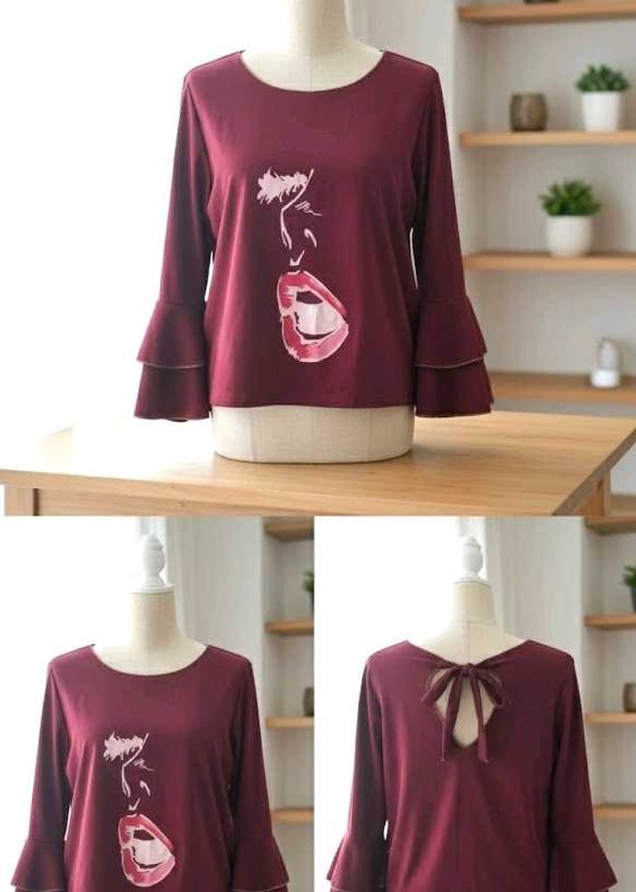 Stylish Bell Sleeve Top