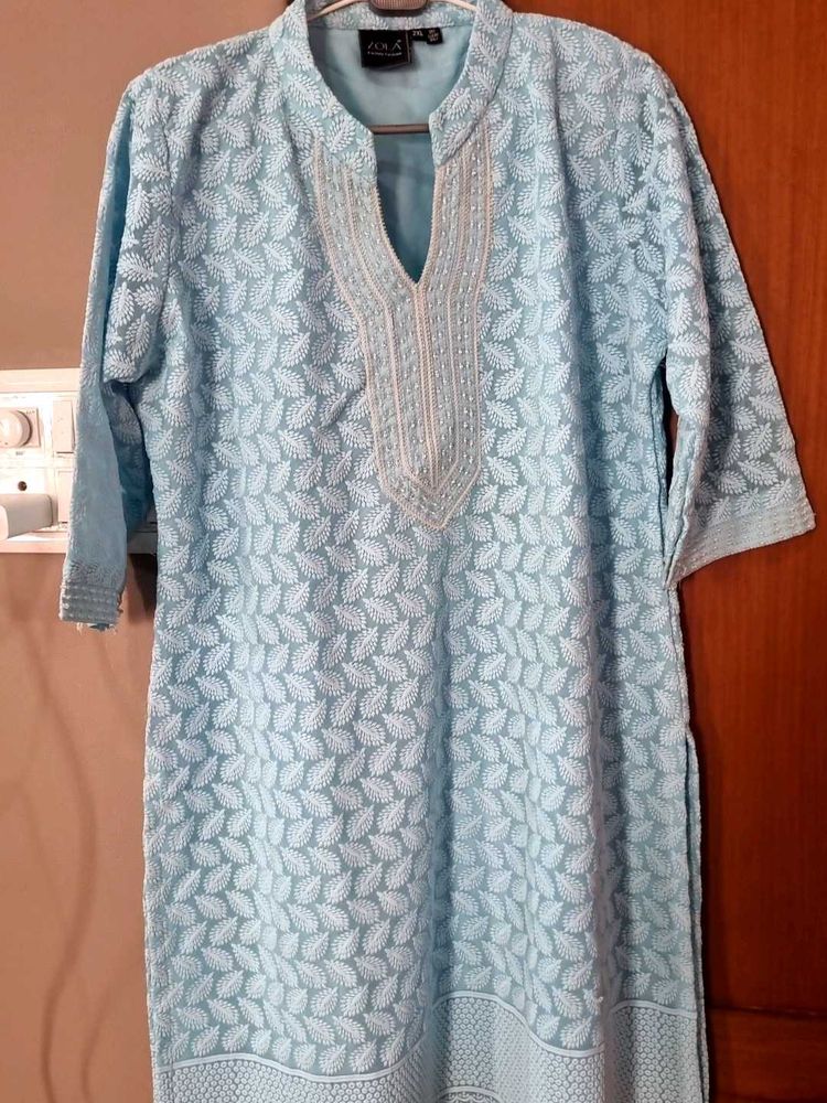 Elegant Light Blue Kurta