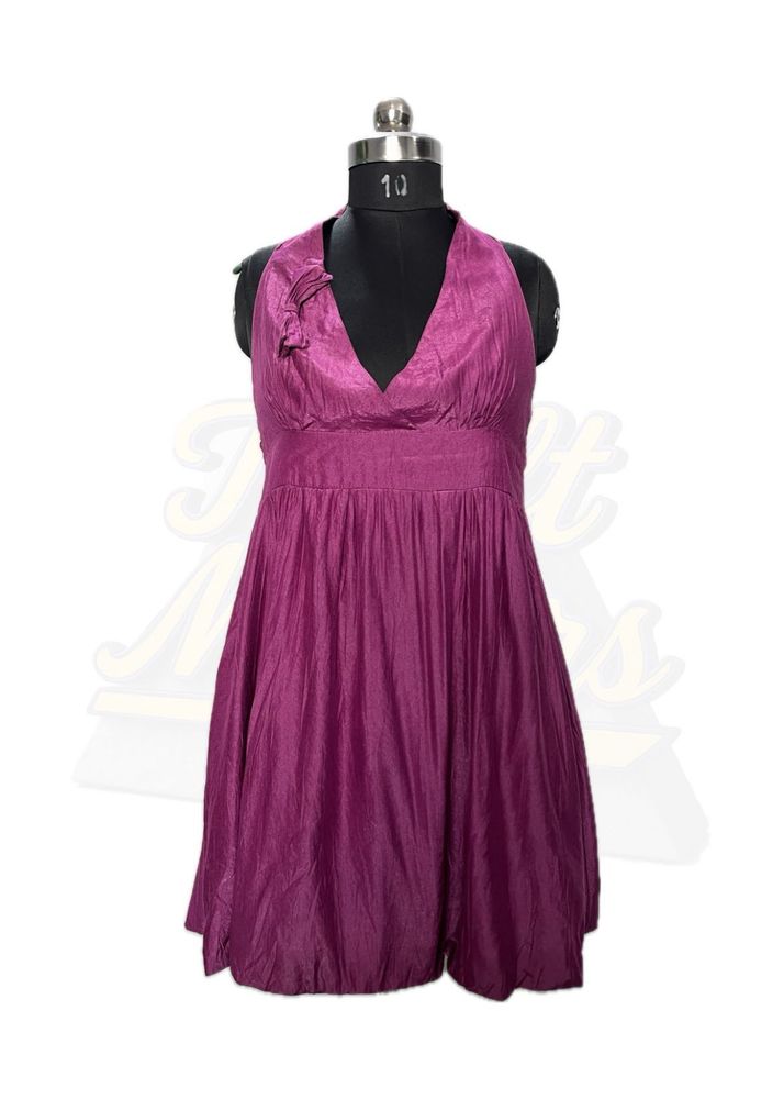 Purple Halter Sundress