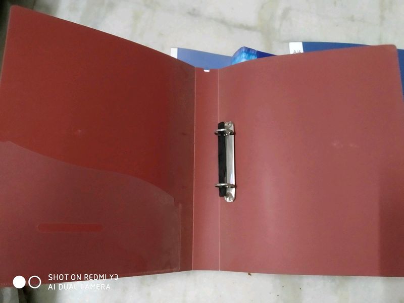 Large 2D Ring Type Office Files Little Used