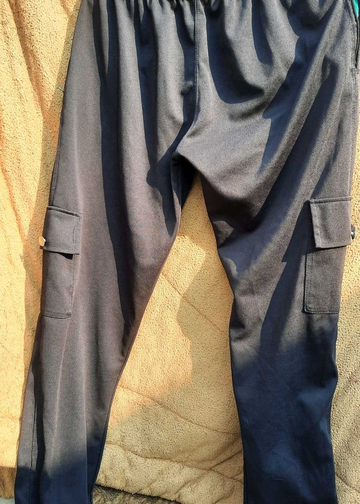 Black Cargo Sweatpants