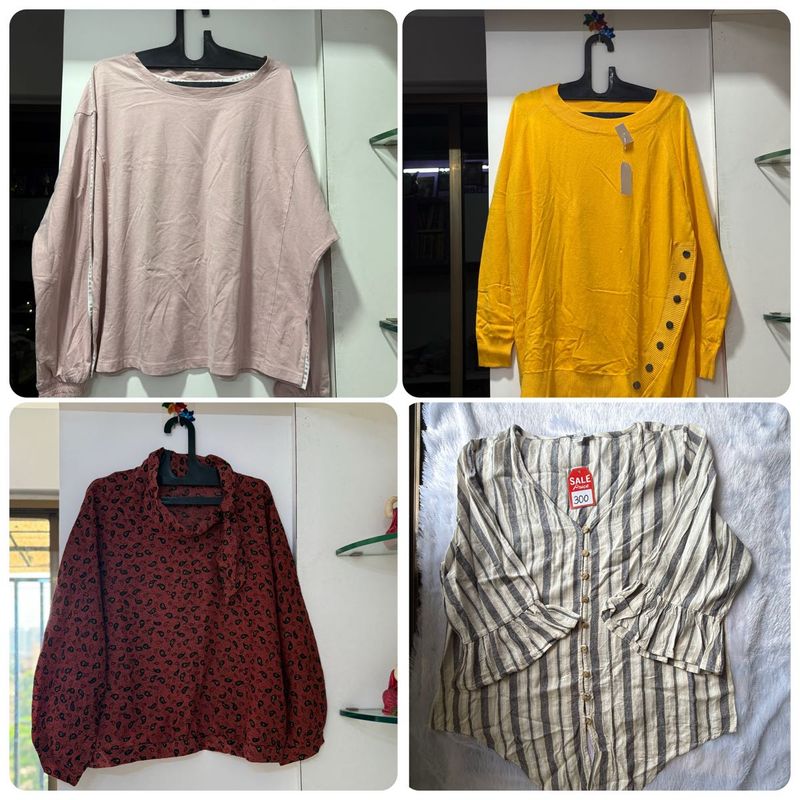 Stylish Women's Tops Bundle Set of 4