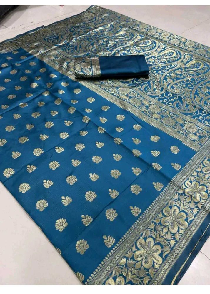 Banarasi Art Silk Saree With Blouse Piece