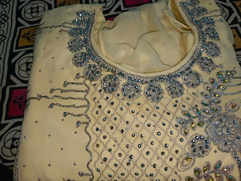 Georget Heavy Kurti with Work