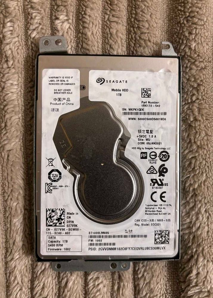 Seagate Mobile HDD - 1TB