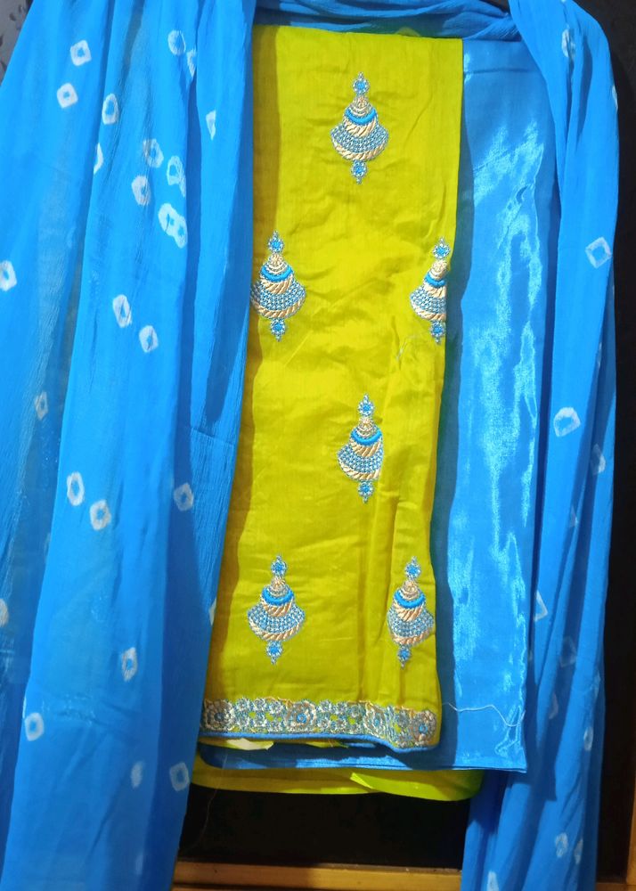 Chanderi Dress Material