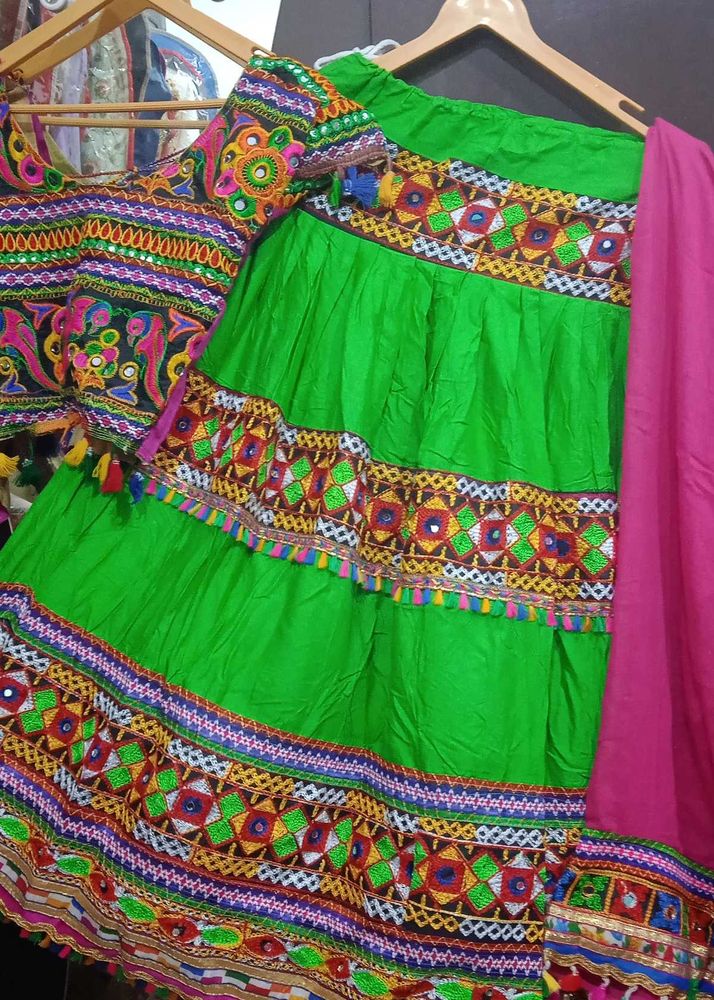 Garba Choli Green