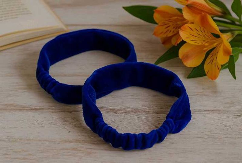 Blue Velvet Headbands