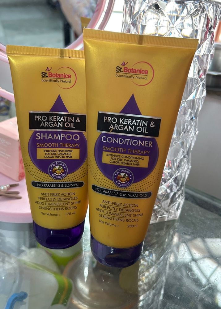 St botanica Pro Keratin SHAMPOO + CONDITIONER