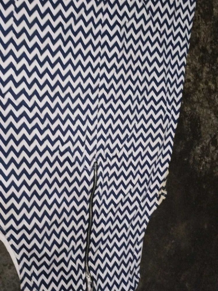 White And Blue Top Combination