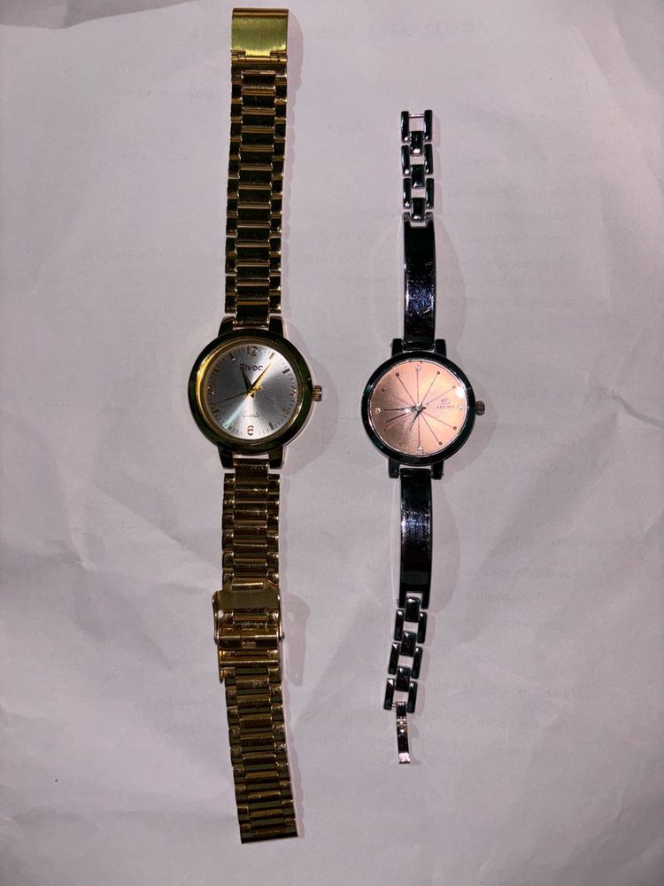 Watch Combo - Silver &amp; Golden