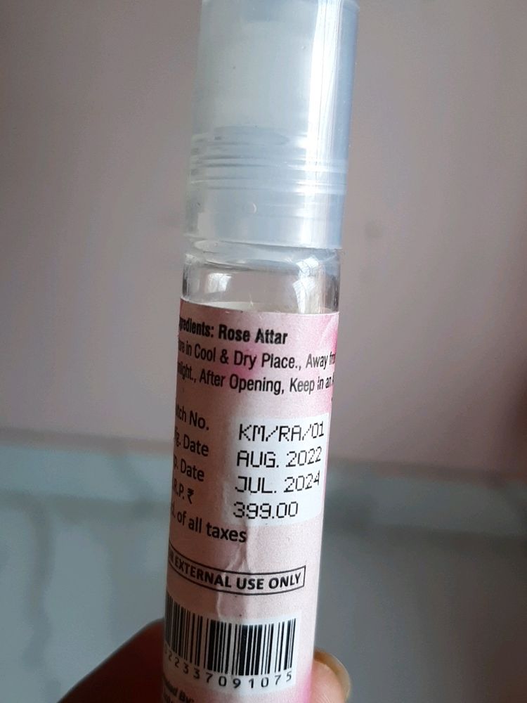 AROCHEM Brand Pure Red Rose Perfume ATTAR And Black Oud Perfume ATTAR(Pack Of 2) And KAYAMAYA brand Rose Perfume ATTAR(NEVER USED)