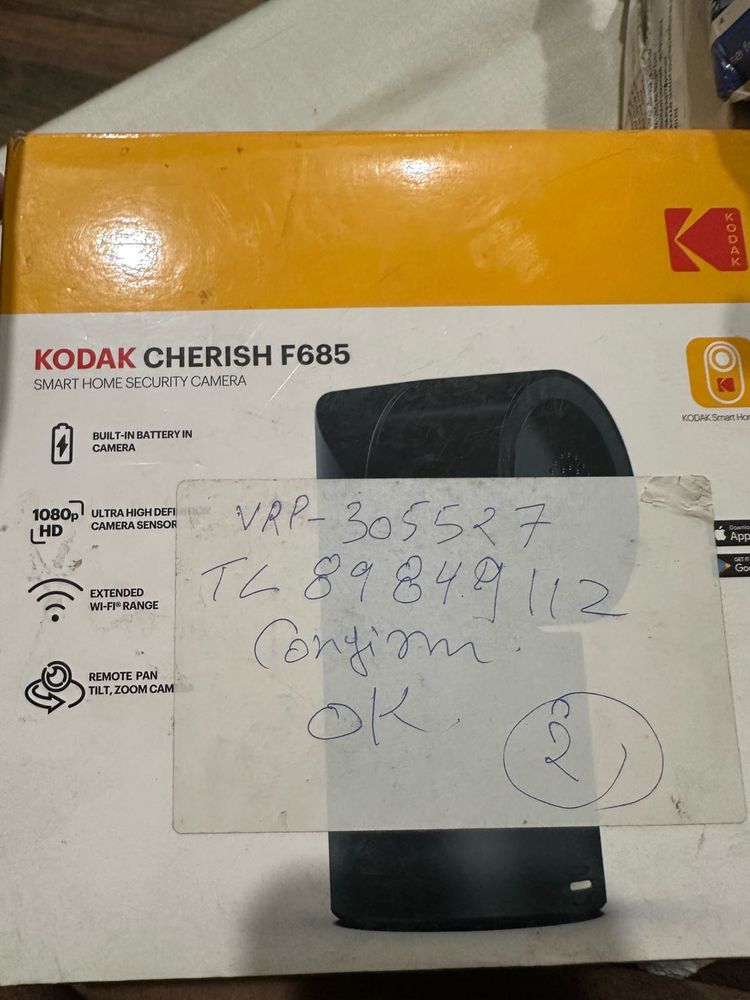 Kodak Home Security Camera Unused And Sealed