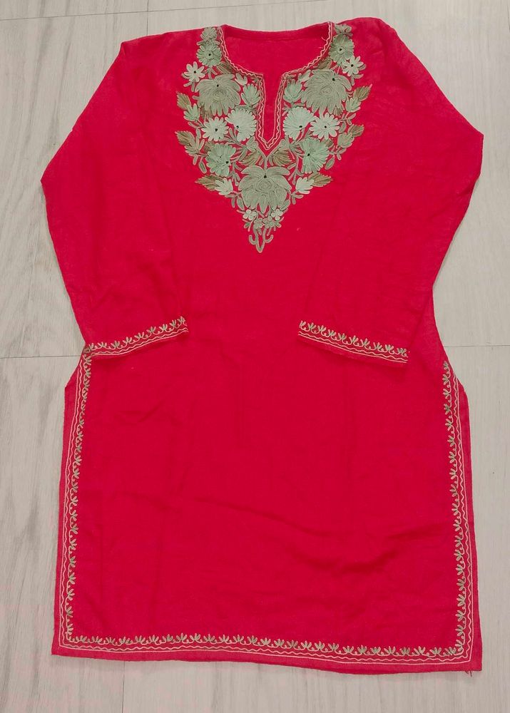 Winter Kashmiri Embroidery Kurta/Firan