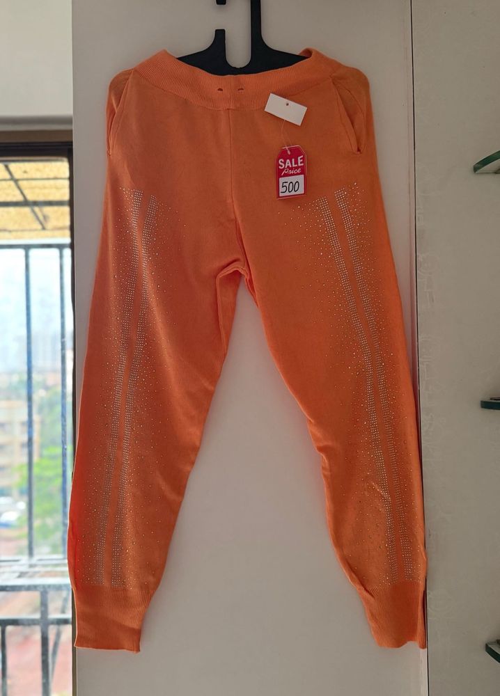 Stylish Orange Joggers