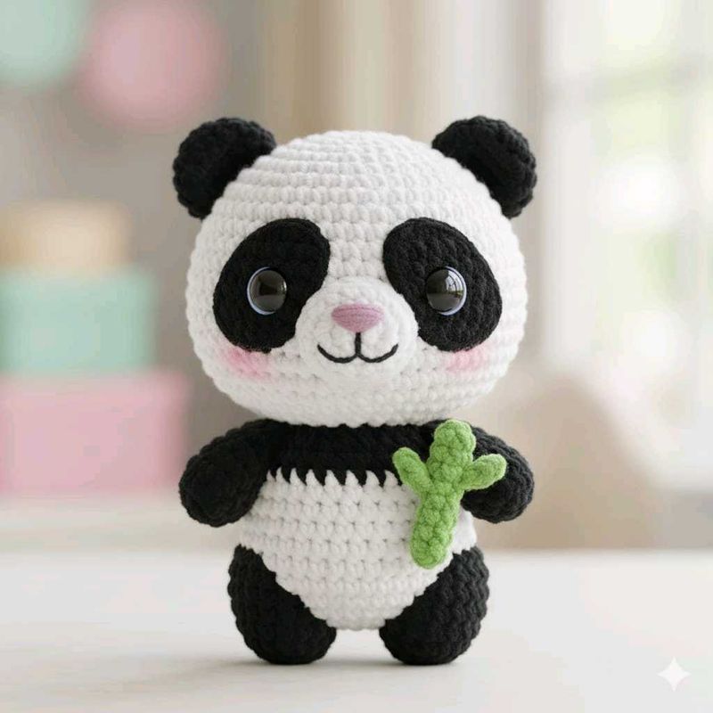 Crochet Panda Plush