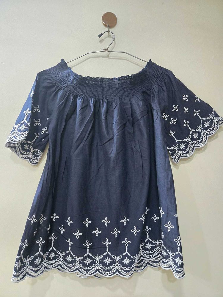 Cotton Schiffli Top